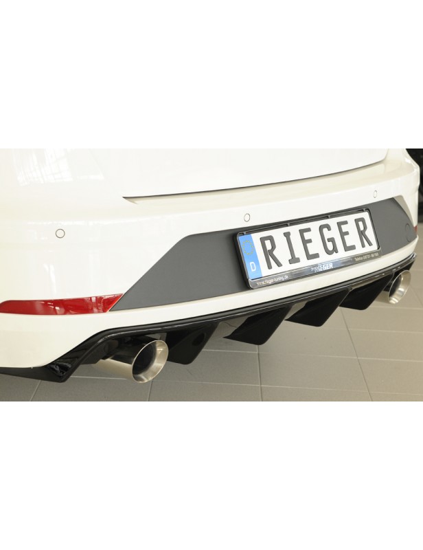 Rieger Tuning Duplex Heckdiffusor für Seat Leon ST (5F) Facelift ohne AHK RIEGER TUNING Rear Diffusor