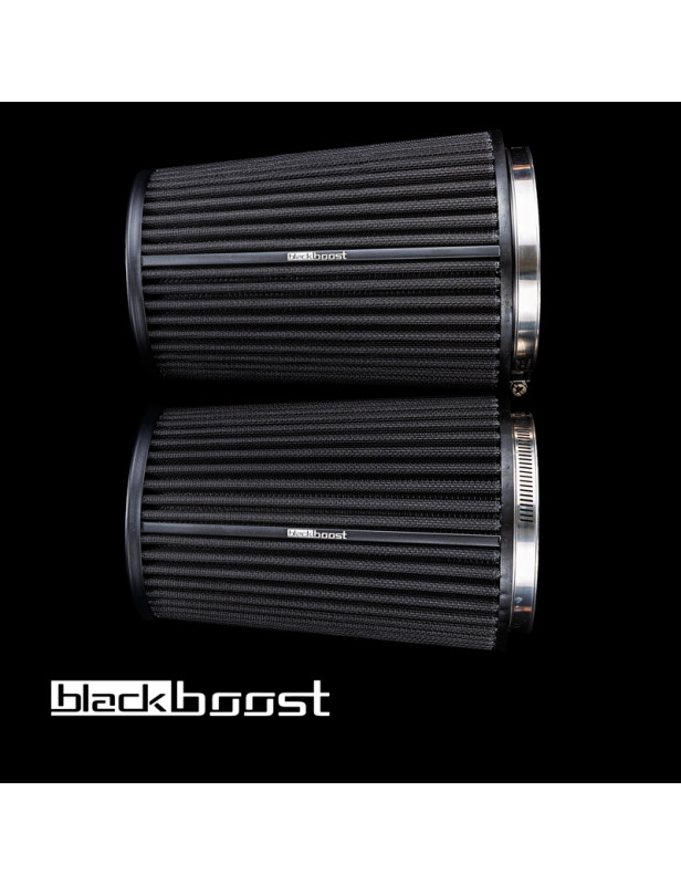 BlackBoost Ersatzfilter mit Einlassdurchmesser: 4,3 Zoll (110 mm) Länge: 218 mm BLACKBOOST Ersatzfilter