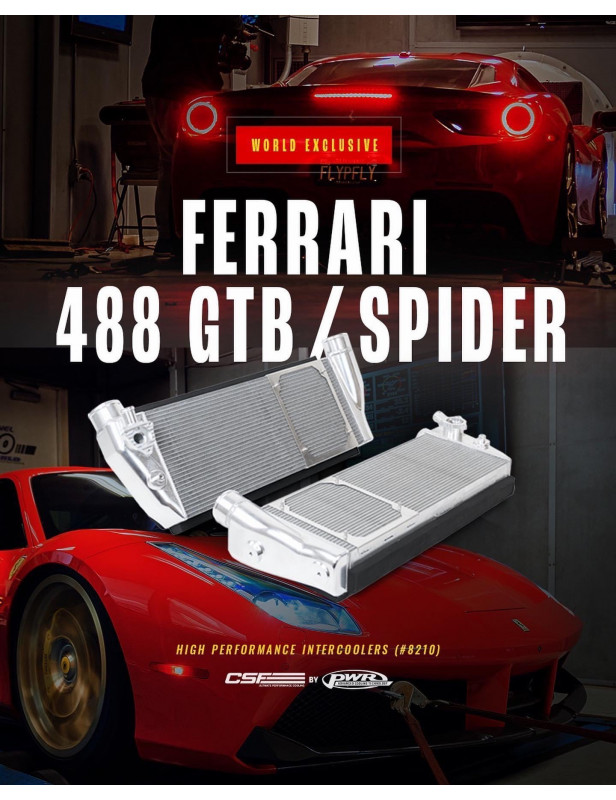 CSF Race Ladeluftkühler für Ferrari 488 inkl. Pista / Ferrari F8 CSF RACE F8