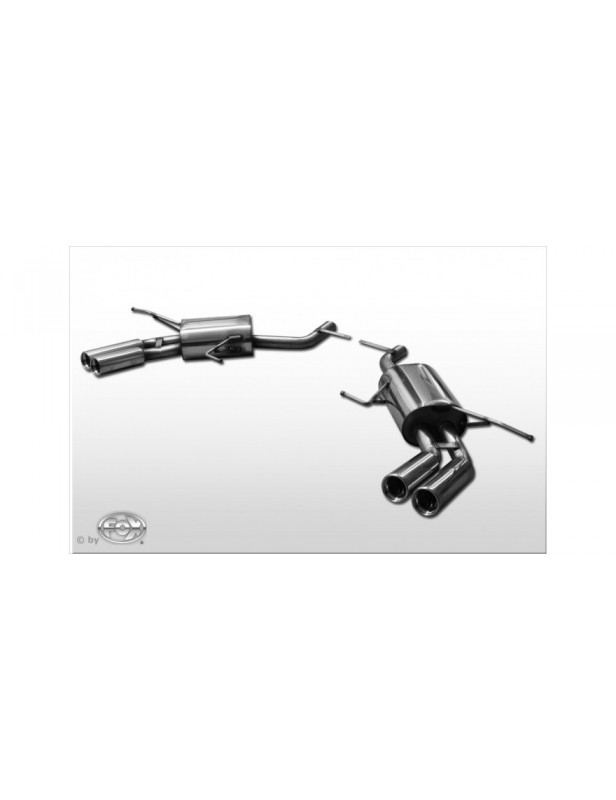 Fox Endschalldämpfer für Mercedes Benz GL (X164) Diesel Fox Exhaust GL 450 CDI 4MATIC, 225 kW / 306 PS