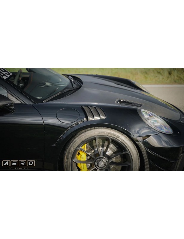 AERO DYNAMCIS Carbon Kotflügeleinsatz für Porsche 911 Carrera (991) GT3 RS / GT2 RS AERO DYNAMICS GT3 RS, 383 KW / 520 PS