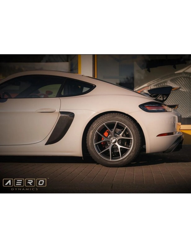 AERO DYNAMICS Carbon Lufteinlass Seitenverkleidung für Porsche Boxster (982) / Cayman (718) AERO DYNAMICS GTS 4.0, 294 KW / 4...