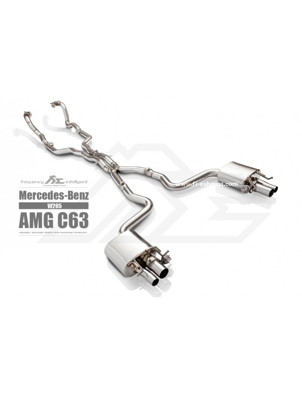 Fi Exhaust Abgasanlage für Mercedes Benz (W205) C63 S AMG FI EXHAUST C63S AMG, 375 KW / 510 PS
