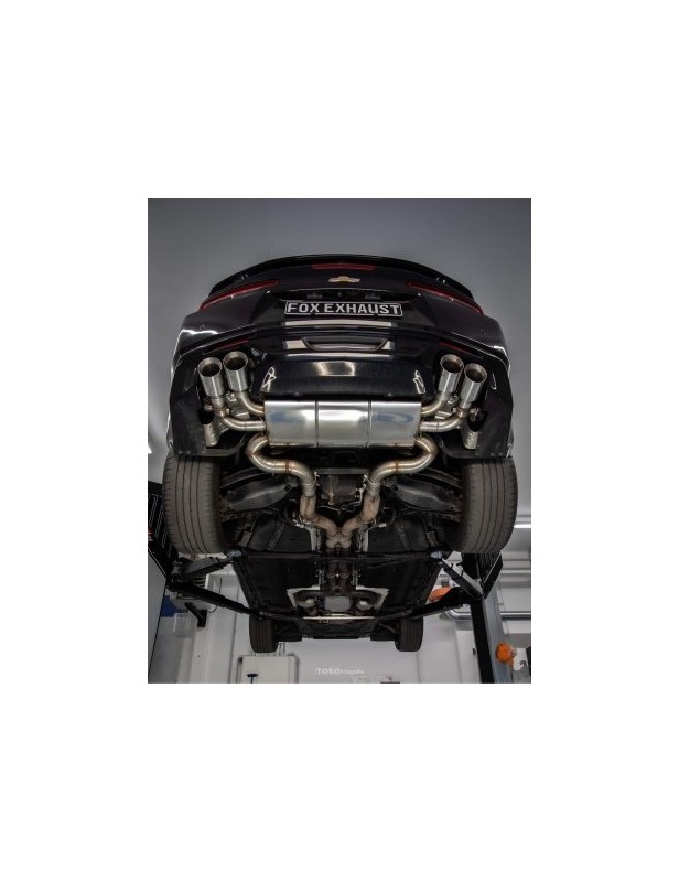 Fox Endschalldämpfer für Chevrolet Camaro (A1XC) Camaro SS 6.2l Fox Exhaust SS, 333 KW / 453 PS