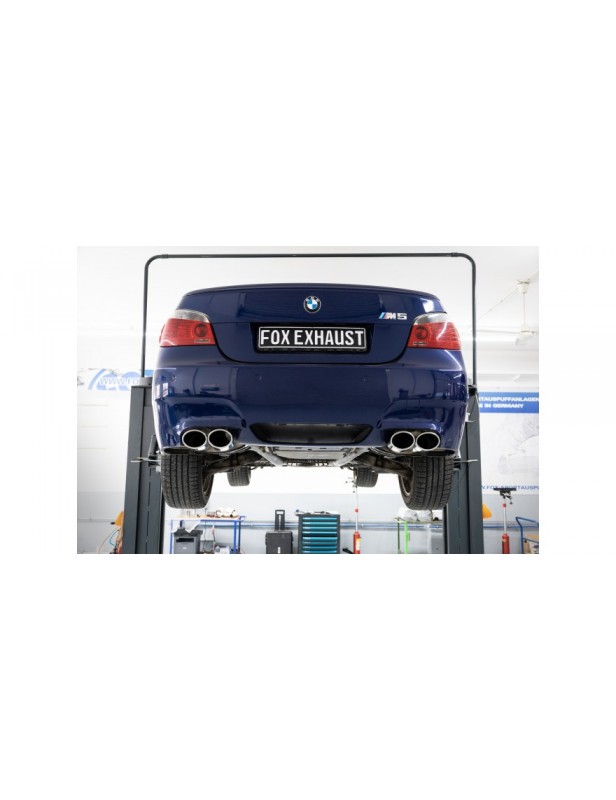 Fox Abgasanlage für BMW 5er (E60) M5 Fox Exhaust M5, 373 KW / 507 PS