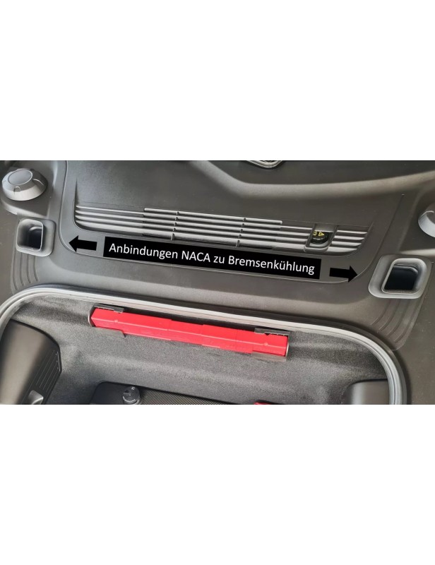 AERO Dynamics Luftführung Bremsenkühlung für Fronthaube Naca Porsche Cayman (982) GT4 RS / 911 Carrera (991.2) GT3 RS / GT2 R...