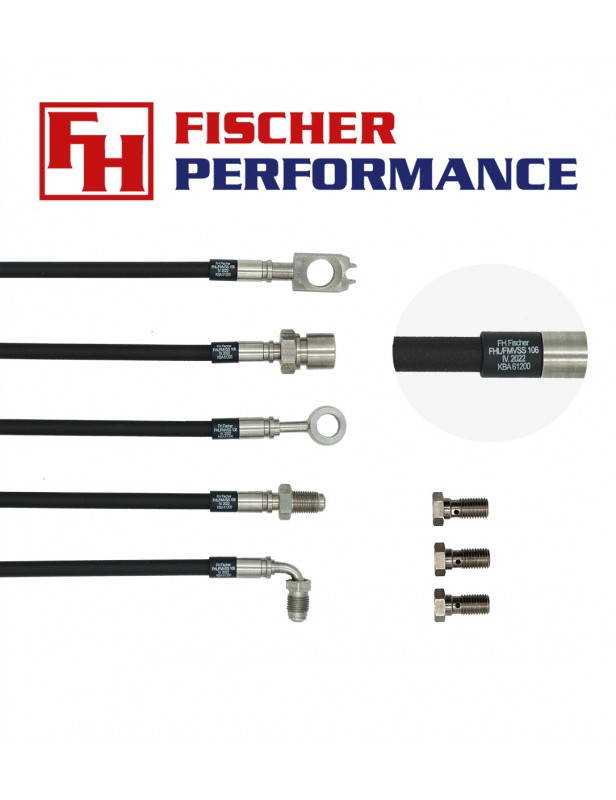 Fischer Hydraulik Stahlflex Performance Bremsleitung für Hyundai i30 (PD) i30N / i30N Performance Fischer Stahlflex N Perform...