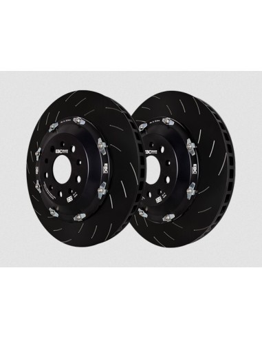 EBC Racing Swept-Groove High-Carbon Disc (2-teilig und vollschwimmend) 365x34mm / Lochzahl: 5 / belüftet / verbaut: vorne EBC...