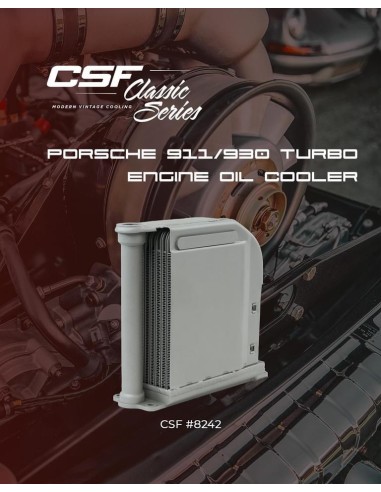 CSF Race engine oil cooler for Porsche 911 Carrera (930) Turbo CSF RACE Turbo 3.0, 191 kW / 260 PS