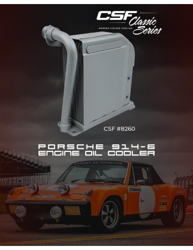 CSF Race Oil Cooler for Porsche 914 CSF RACE 914/6, 81 kW / 110 PS