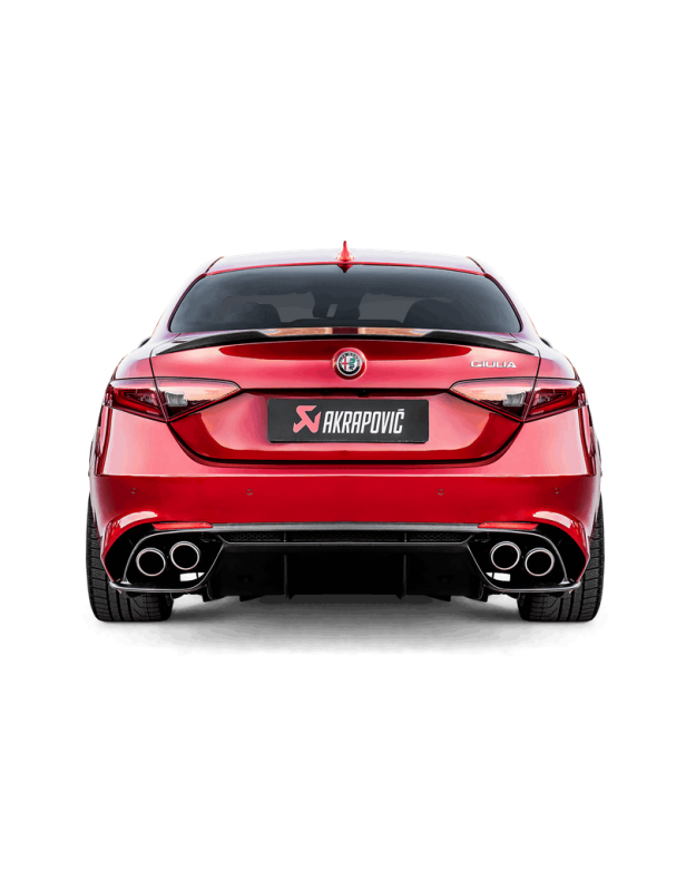 Akrapovic Titan Endschalldämpfer "Slip-On Line" für Alfa Romeo Giulia (952) Quadrifoglio AKRAPOVIC 2.9 Quadrifoglio, 375 KW /...