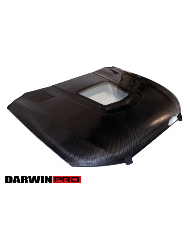 DarwinPro Aerodynamics Carbon Hood with Glass Audi (C7) A6 / S6 / RS6 / A7 / S7 / RS7 DARWIN PRO Motor Hood