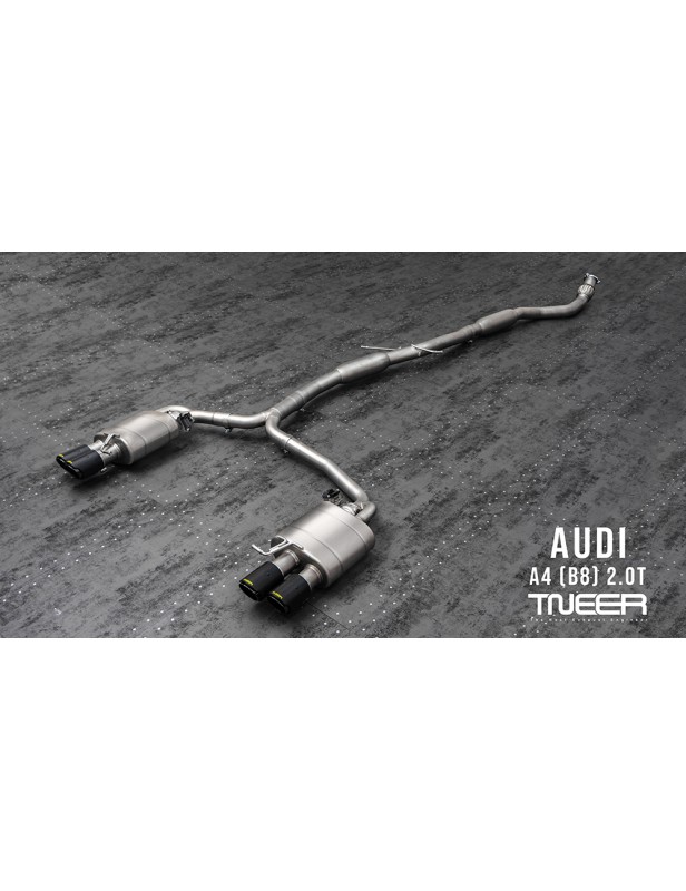 TNEER exhaust for Audi A4 (B8) 2.0 TFSI TNEER Exhaust 2.0 TFSI, 132 KW / 180 PS