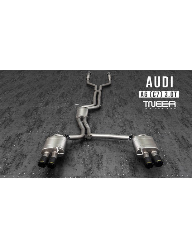 TNEER exhaust for Audi A6 (C7) 3.0 TFSI TNEER Exhaust with Valve