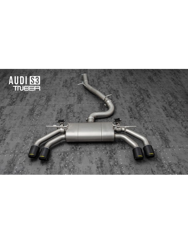 TNEER Abgasanlage für Audi S3 (8V) Sportback TNEER Exhaust mit Klappensteuerung