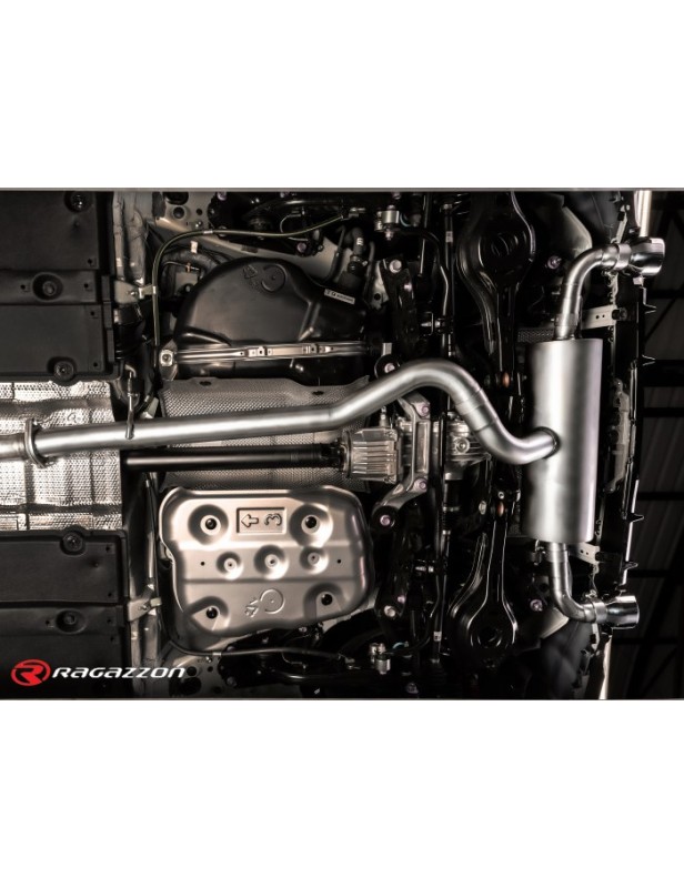 Ragazzon Abgasanlage für Toyota Yaris (XP21) GR - ohne Klappensteuerung RAGAZZON GR, 192 KW / 261 PS