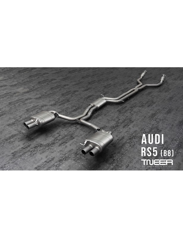 TNEER exhaust for Audi RS5 (B8) Coupe TNEER Exhaust RS5 4.2 TFSI Quattro, 331 KW / 450 PS